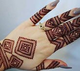 Elegant Back Hand Mehndi Design