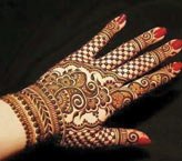 Floral Back Hand Mehndi Design