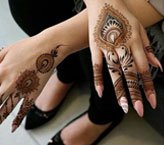 Minimalistic Mehndi Design