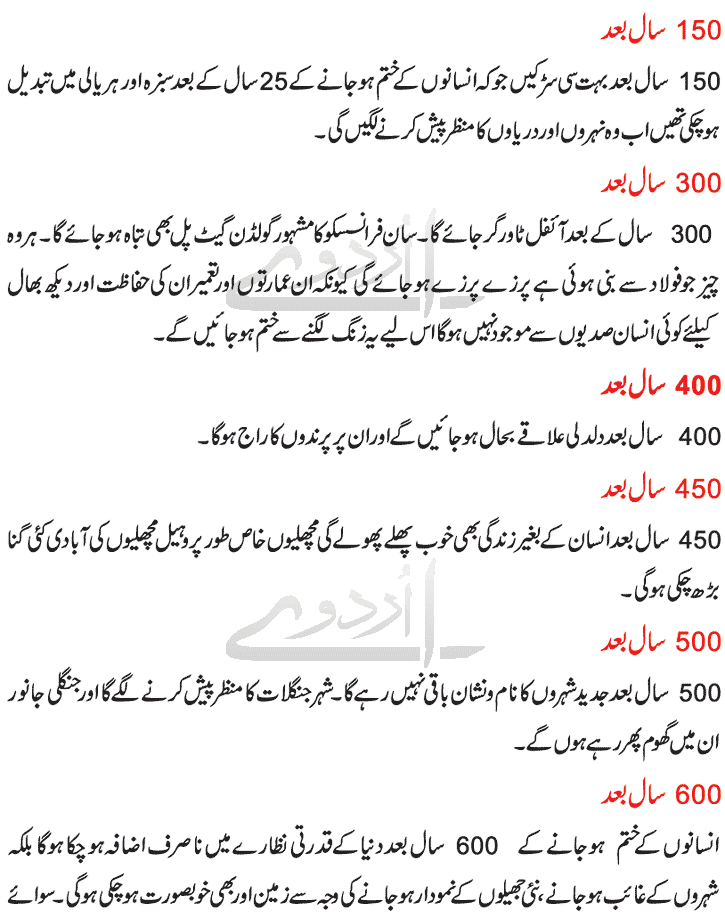 The World Without Us in Urdu